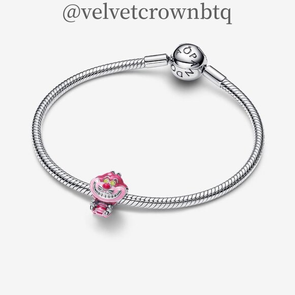 Pandora Disney Alice in Wonderland Cheshire Cat Charm - Picture 3 of 5